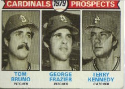 1979 Topps Baseball Cards      724     Tom Bruno/George Frazier/Terry Kennedy RC